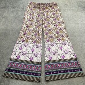 La Moda Womens Pants Size Medium‎ FLare Soft Stretch Relax Legging